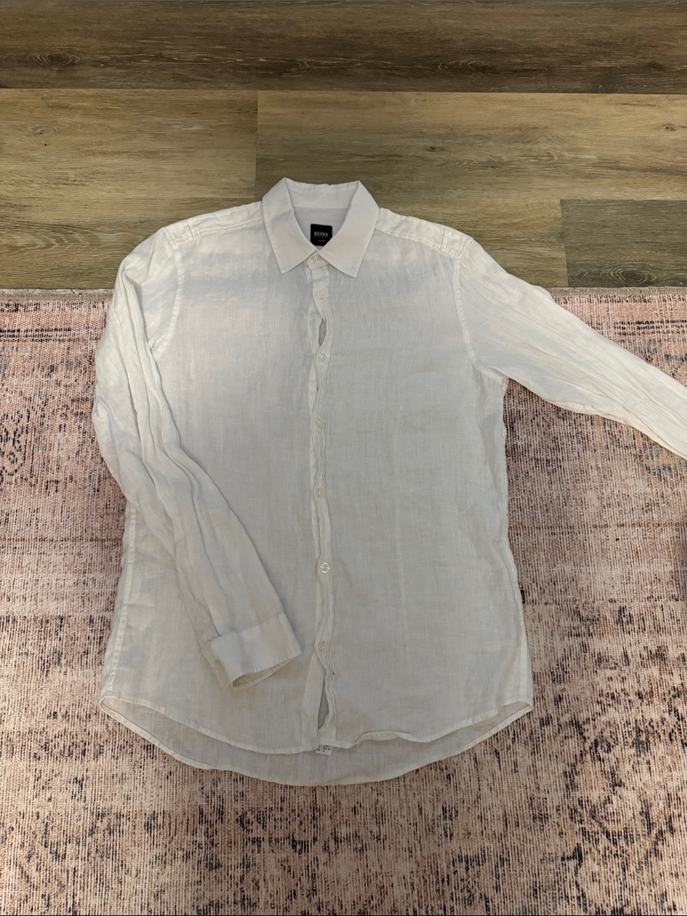 Hugo Boss Linen Button Down Shirt